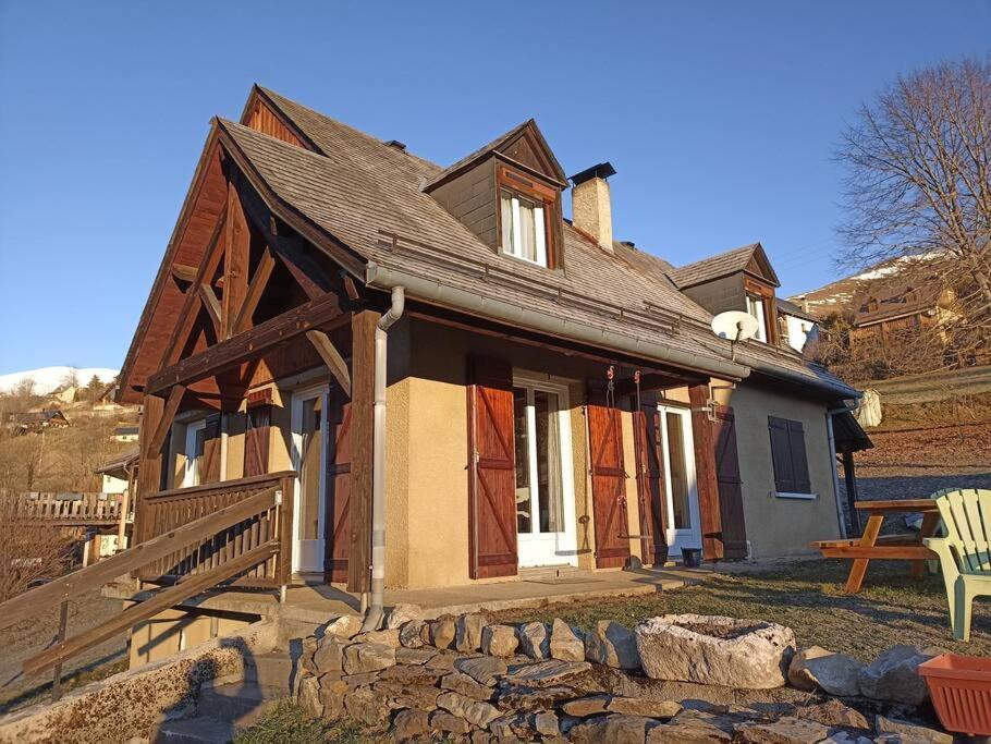 Maison De Montagne Au Calme Avec Cheminee Poubeau Exterior foto